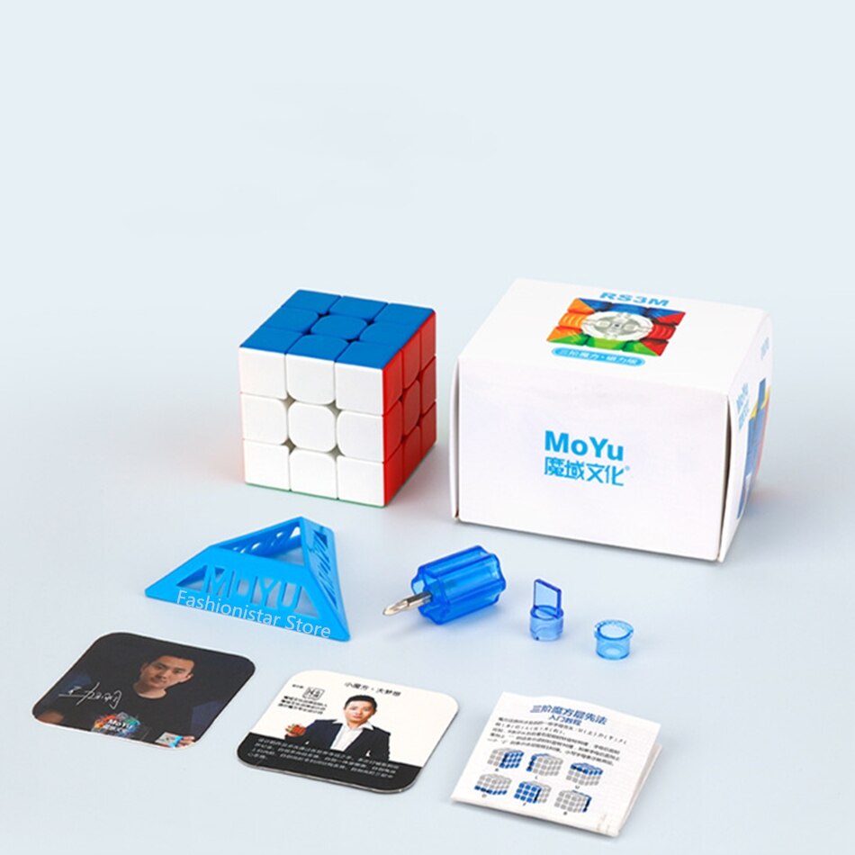 Rubik 3x3 RS3M 2021 Maglev, RS3M 2020 Rubic Nam Châm 3 Tầng MF3RS (Hãng Mod)