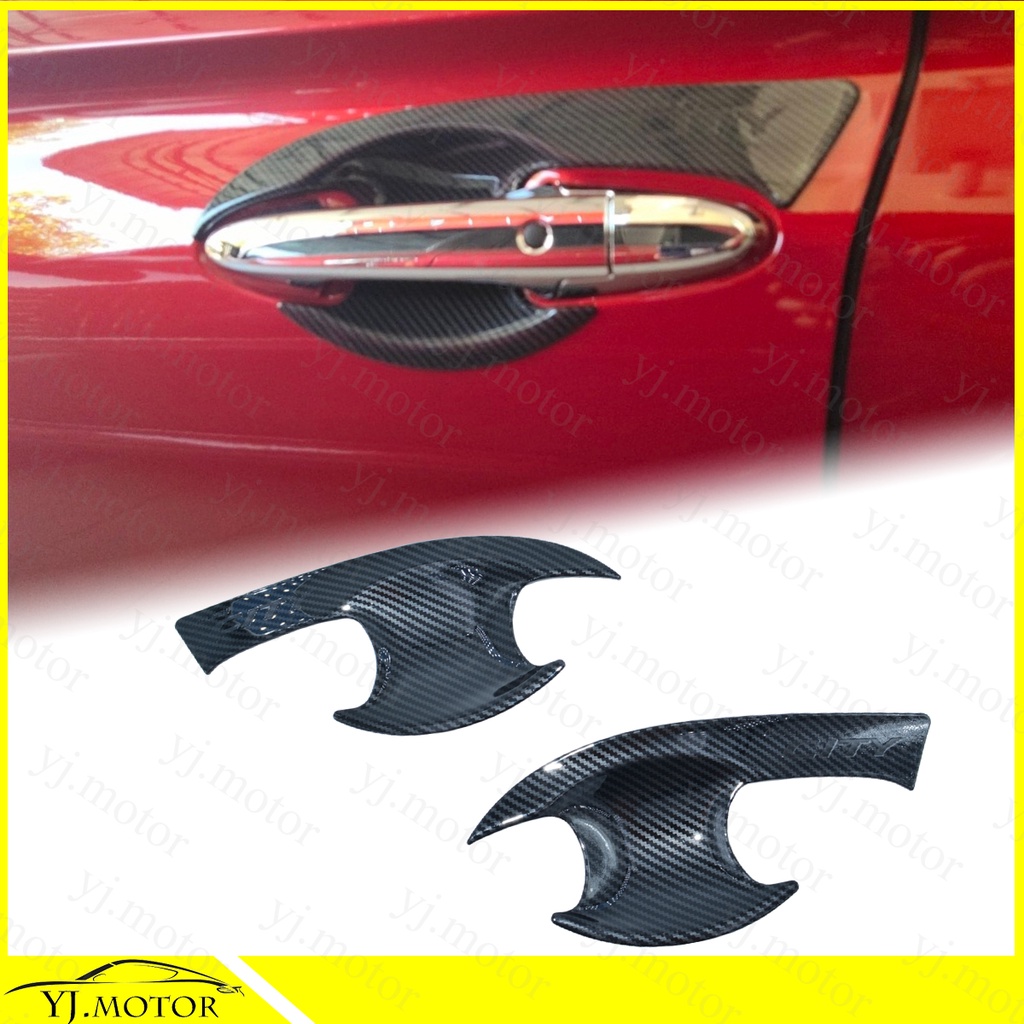 Miếng Dán Bảo Vệ Tay Nắm Cửa Xe Hơi honda city gn 2020-2023 Bằng Sợi carbon