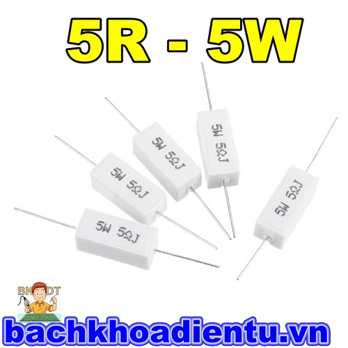 Điện trở 5W 5R chất lượng tốt