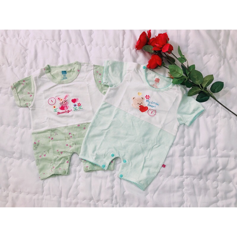 Body đùi cho bé gái sơ sinh thun cotton mềm (3-8kg)