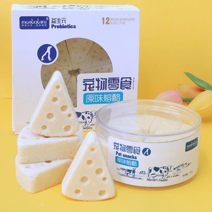 Phô Mai Nguyên Chất Từ Sữa Non Dành Cho Chó, Mèo, Hamster MONLAB