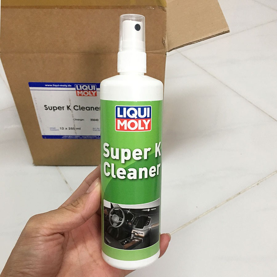 CHAI XỊT VỆ SINH NỘI THẤT XE HƠI CAO CẤP LIQUI MOLY SUPER K CLEANER 1682 250ml