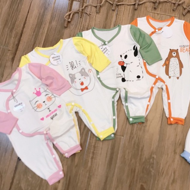 Bộ thun lạnh cotton BODY Minkymom cho bé sơ sinh đến 2 tuổi