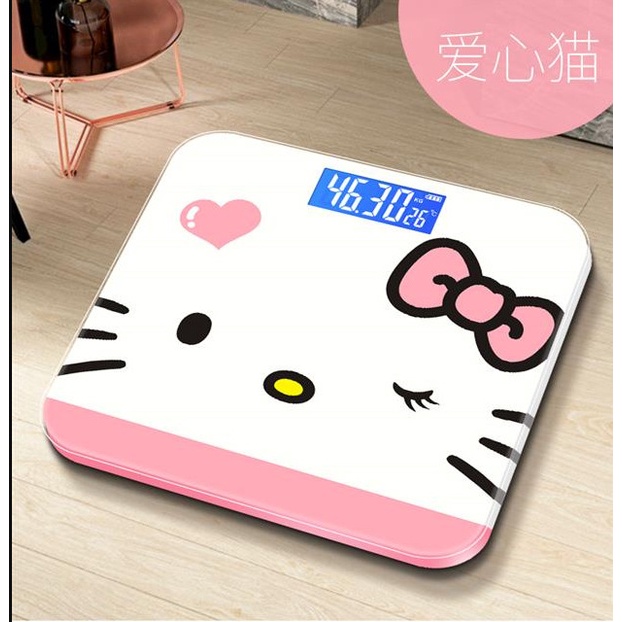 Cân điện tử sức khoẻ hình Hello Kitty