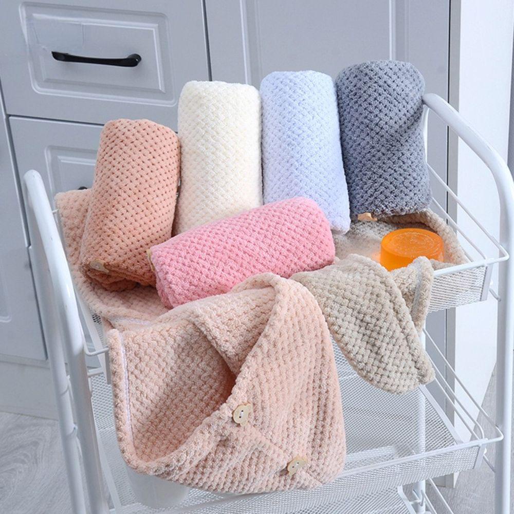 YIYU Nón Trùm Tóc Khi Tắm Thấm Hút Tốt Nhanh Khô Họa Tiết Thêu TYLER1 Cho Nữ