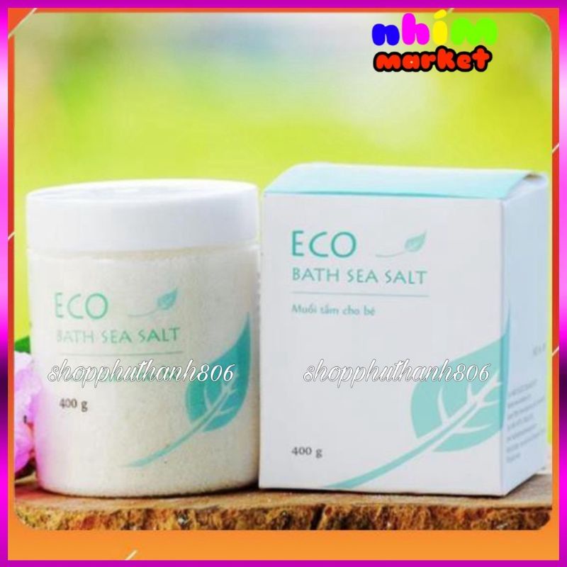 Combo 2 muối tắm bé Sinh Dược Eco - 400g/hũ-Giảm Mẩn Ngứa, Rôm Sảy, An Toàn Tuyệt Đối Cho Trẻ Sơ Sinh, Mẹ An Tâm Chăm Bé