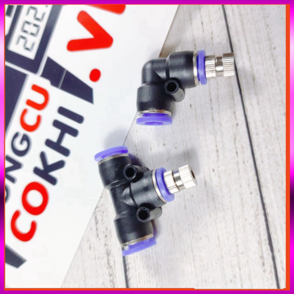 [GIÁ TỐT] 20 Béc phun sương inox chân cắm nhanh 8mm