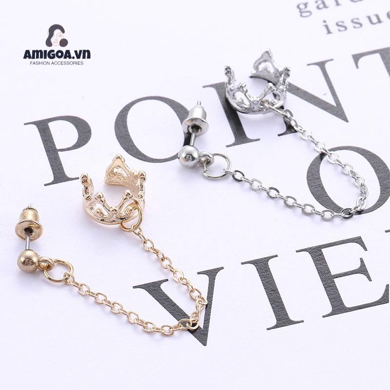 ✨✨Hoa Tai Hình Vương Miện Đính Đá Nhân Tạo Thời Trang