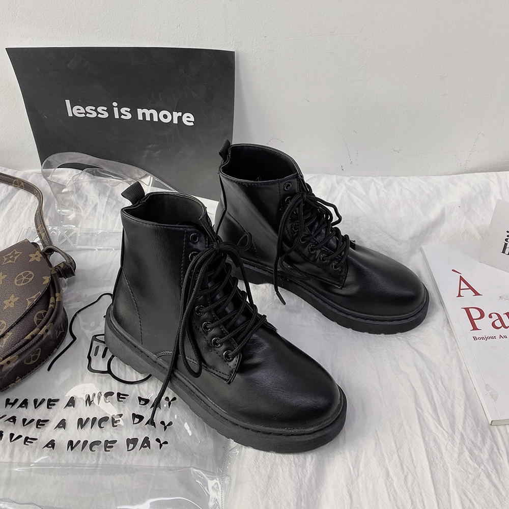 Giày bốt Martin thắt dây kiểu dáng thời trang | BigBuy360 - bigbuy360.vn