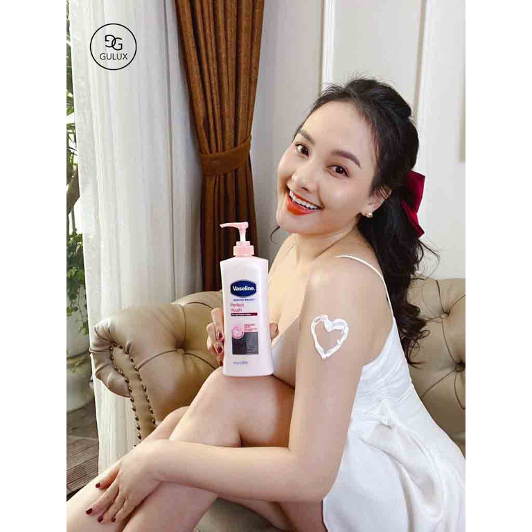 Sữa dưỡng thể trắng da Vaseline Healthy White Perfect 10, Sữa Dưỡng Thể Vaseline ngừa lão hoá Perfect Youth (New 2021)