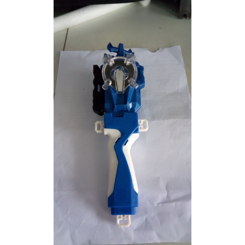 Set dĩa phóng và tay cầm đồ chơi con quay Beyblade Burst dây kéo trái/ phải vui nhộn dành cho trẻ em
