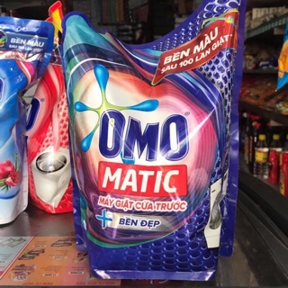 Nước Giặt Cửa Trước OMO Matic Bền Đẹp (2.7kg / Túi)