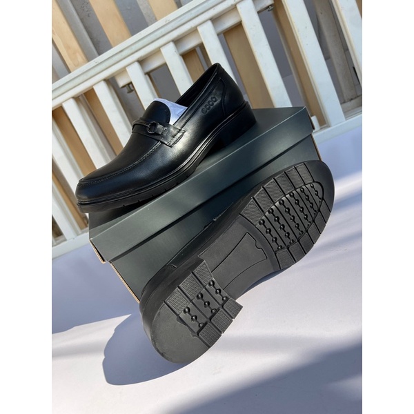 Giày tây lười Ecco da thật cao cấp