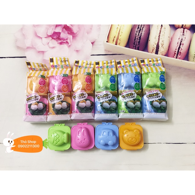 Combo 5 khuôn cơm 7 chai rửa bình sữa Dnee