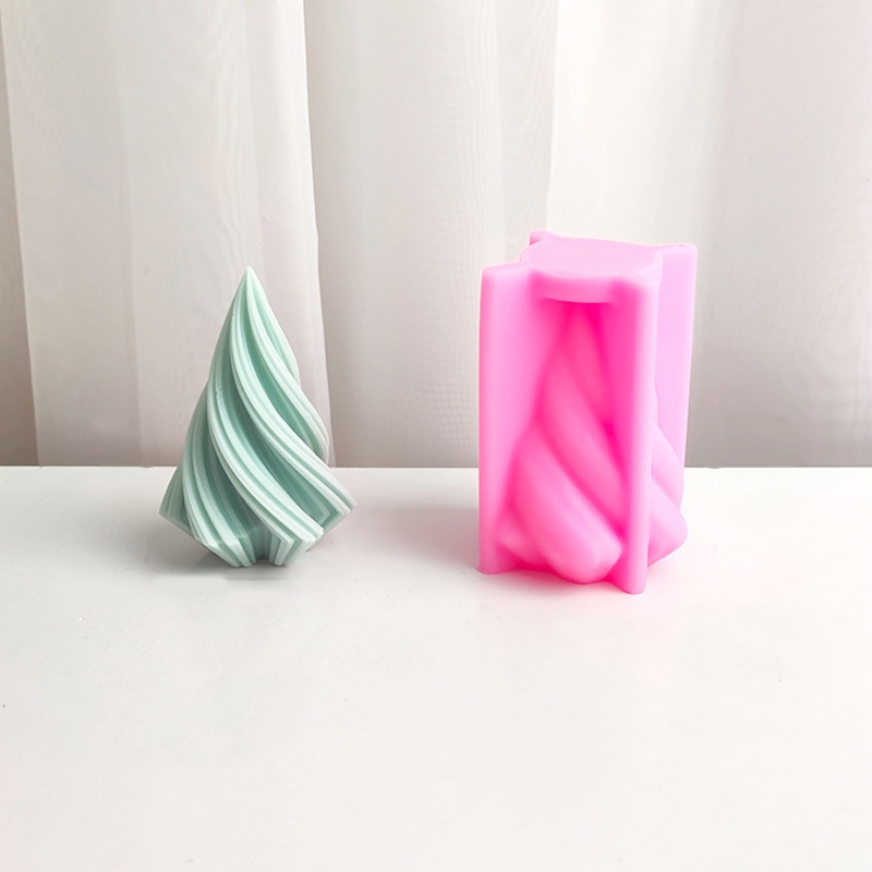 Khuôn Silicone Tạo Hình Làm Nến Hình Nón 3D DIY