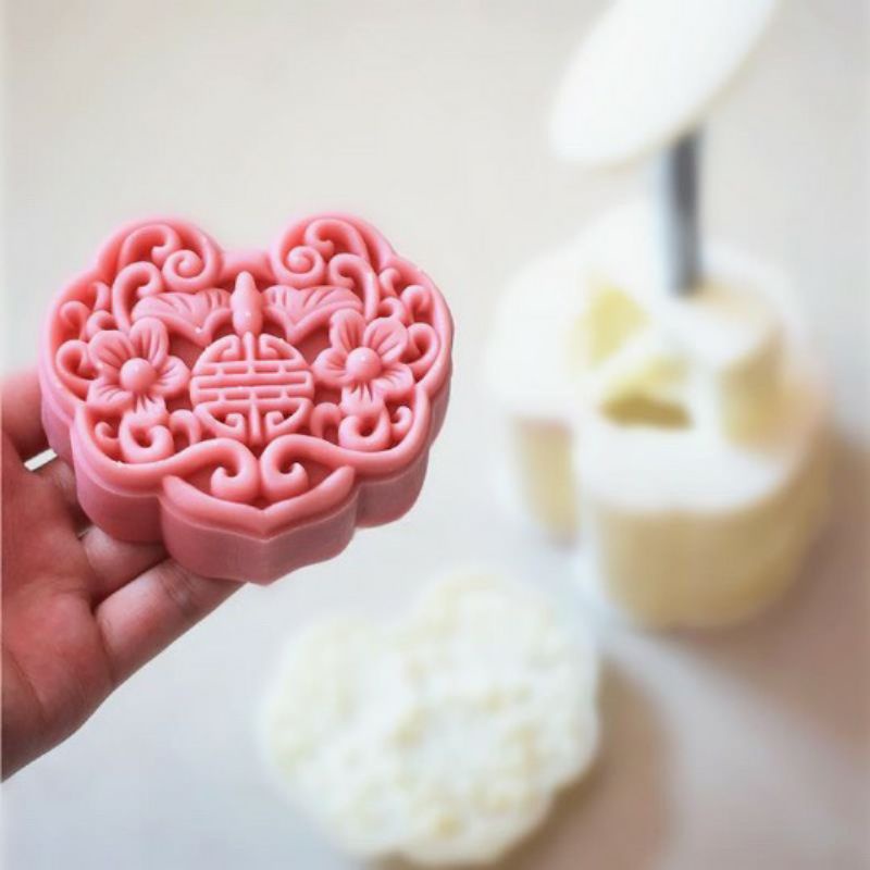 Khuôn trung thu lò xo 1 mặt khánh 150g
