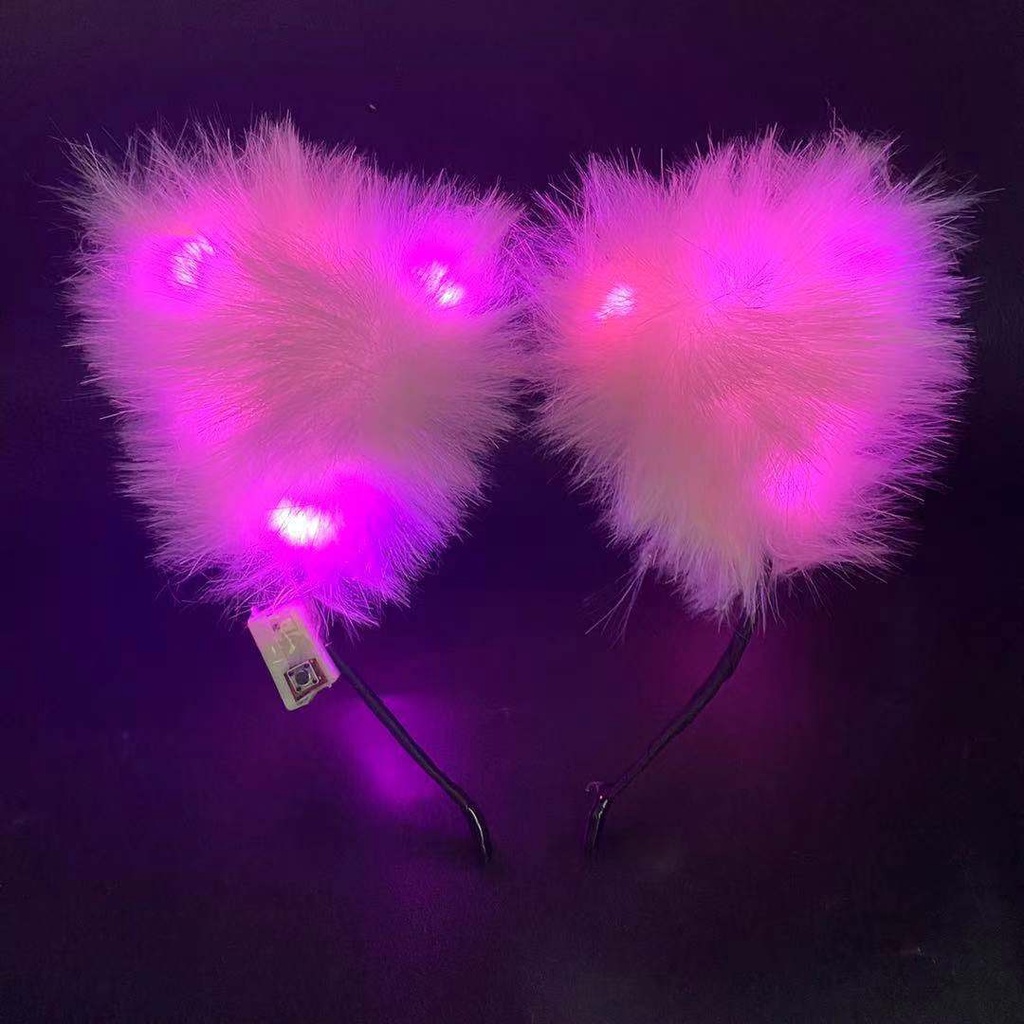 Bờm cài tóc tai mèo có chuông và nơ cực dễ thương phong cách Hàn Quốc -Băn đô hình tai mèo COSPLAY Hot Trent TIKTOK