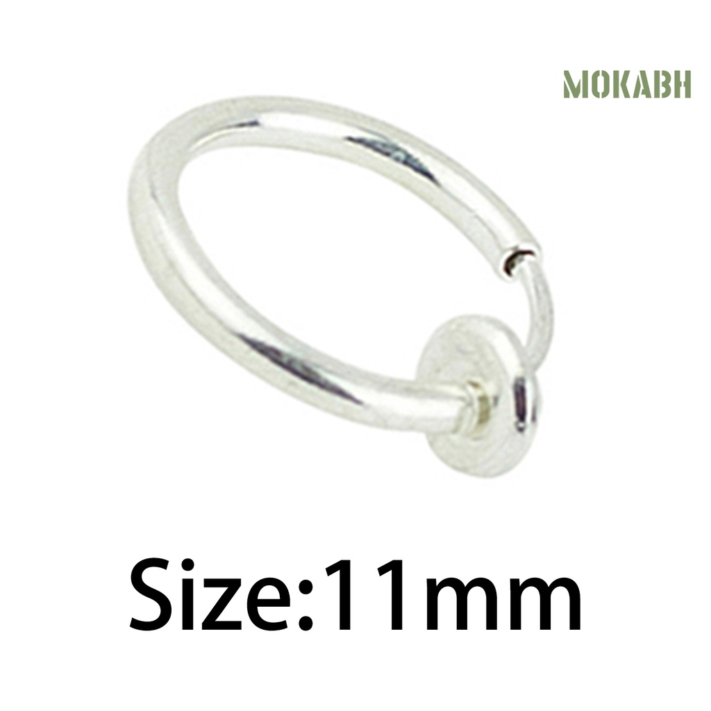 1 Khuyên Xỏ Mũi / Môi / Tai Không Biến Dạng Đơn Giản Thời Trang