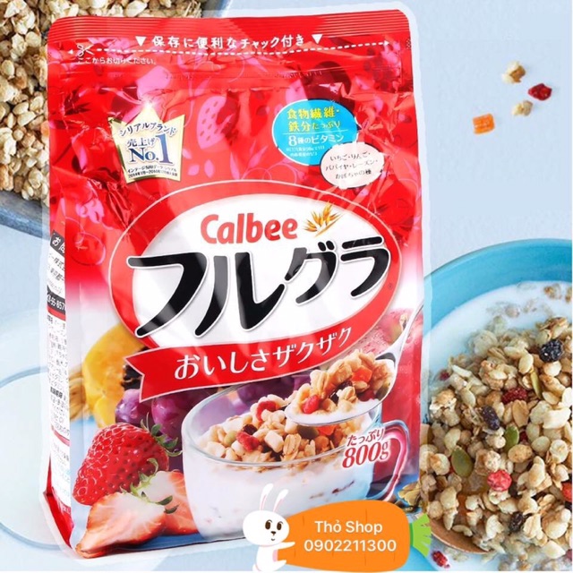Ngũ cốc Calbee Nhật nội địa 800g