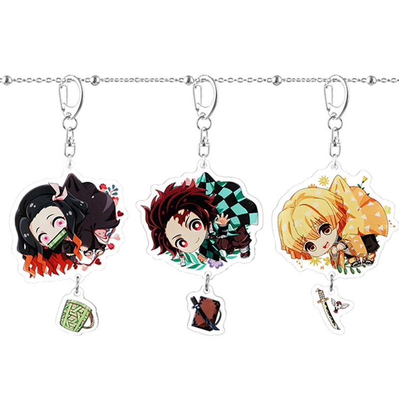 Demon Slayer: Kimetsu No Yaiba Acrylic Keychain Keyring Cosplay Anime Gifts New  Hit upon