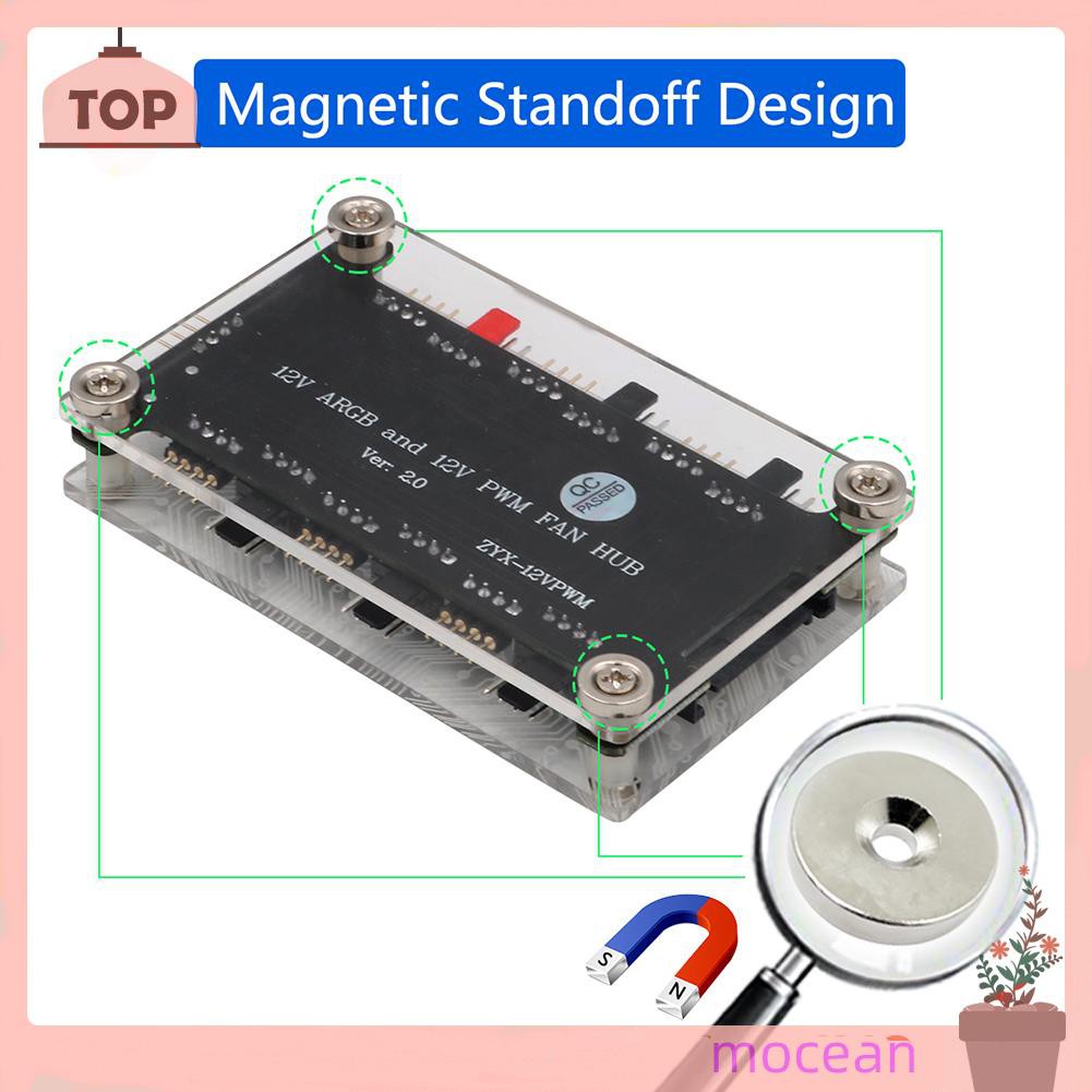 Bộ Chia Cổng 1 Sang 6 Quạt 4 Pin 12v