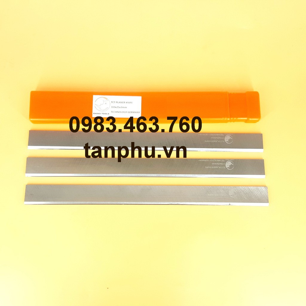LƯỠI DAO BÀO LIÊN HỢP RHINO HỢP KIM CAO CẤP 310MM * 25 * 3 LƯỠI