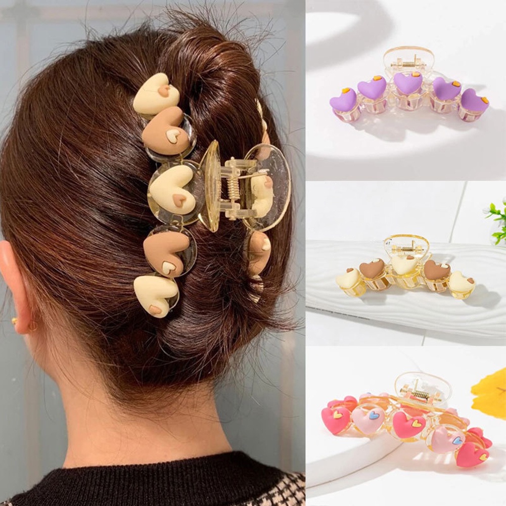 Kẹp Tóc Càng Cua Lưng Hình Cá Mập Thời Trang Mùa Hè Dành Cho Nữ