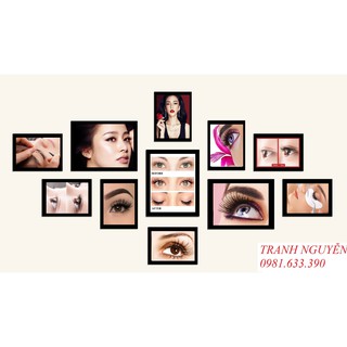 Bộ 11 FOMEX Tranh Spa, Nối mi, Phun xăm thẩm mỹ