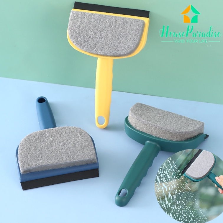 Bàn chải hai mặt đa năng dùng để vệ sinh cửa kính xe hơi/nhà tắm