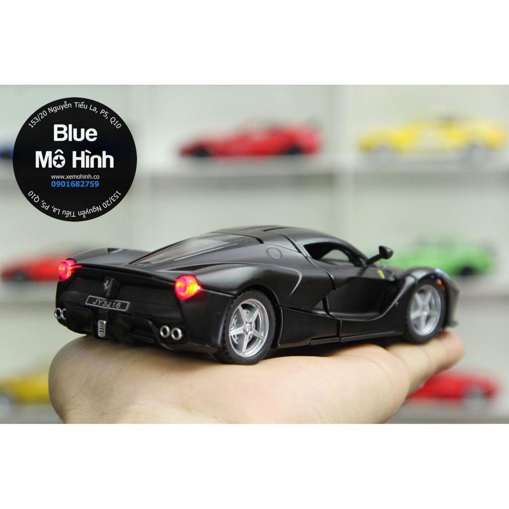 Blue mô hình | Xe mô hình Ferrari LaFerrari 1:32 – Đen mờ