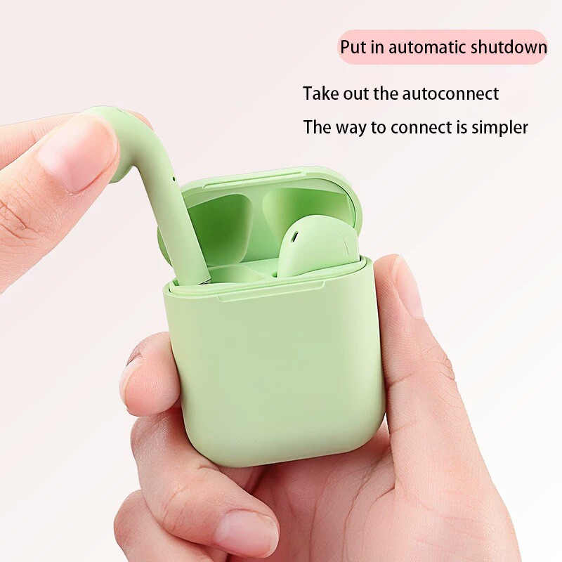 2019NEW inpods12 Bluetooth Earphone 5.0 Wireless Headphone Olahraga Earbud TWS Pop-Up Tai nghe Bluetooth Inpods 12 TWS 5.0 HIFI - BH 1 đổi 1