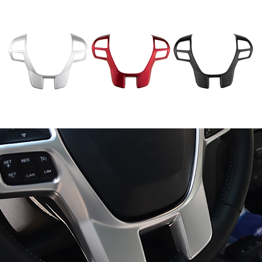 Miếng Dán Trang Trí Vô Lăng Ô Tô 5 Màu Cho Ford Everest Ranger 2016 2017 2018 -2021+ Acc.