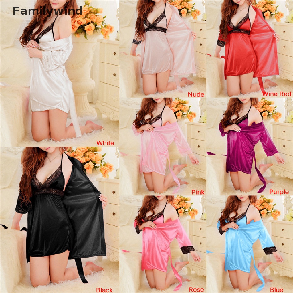 Bộ Đồ Ngủ Phối Ren Quyến Rũ Thời Trang Dành Cho Nữ