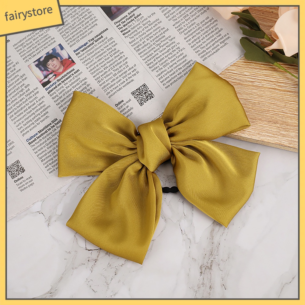 Dây buộc tóc thắt nơ thiết kế thời trang cho nữ