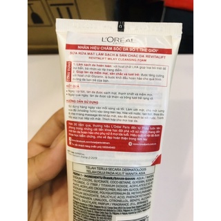 SỮA RỬA MẶT CHỐNG LÃO HÓA LOREAL 100ML