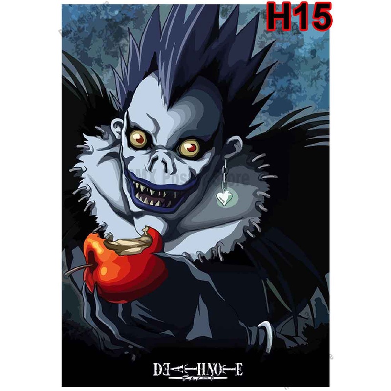 Poster Phim Hoạt Hình Death Note Trang Trí Nội Thất