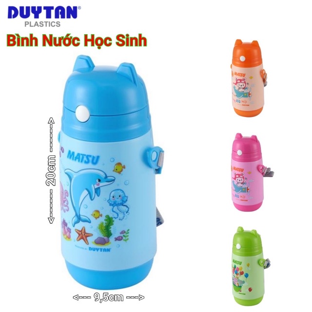 Bình Nước Học Sinh Matsu Duy Tân 400ml