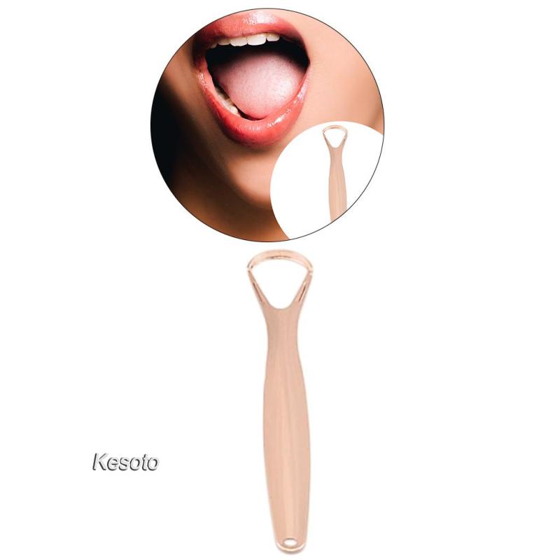 Dụng Cụ Cạo Lưỡi Bằng Kim Loại Tráng Khí Tươi Mới Cho Trẻ Em Và Người Lớn