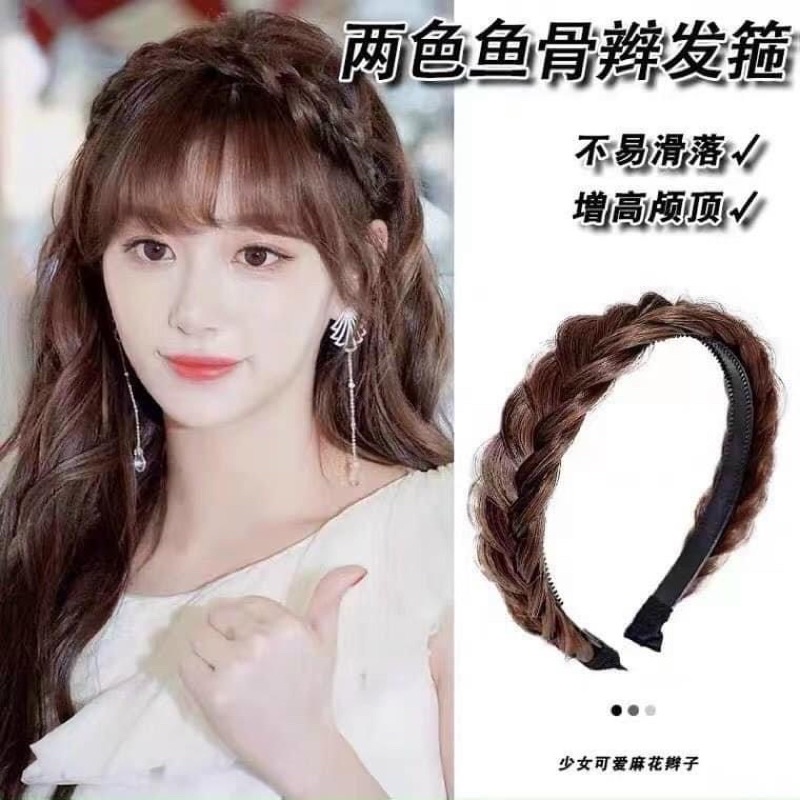 Bờm Tuban Tóc Giả Tóc Tết Thủ Công Cao Cấp Thời Trang