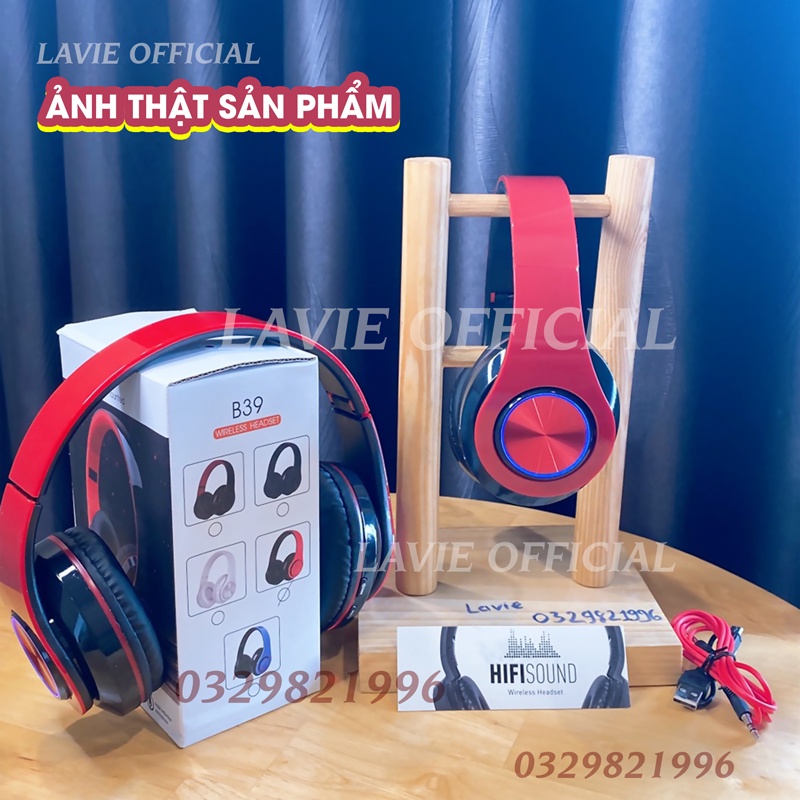 Tai Nghe Bluetooth Gaming Có Mic Âm Thanh Nổi Hifi Headphone Không Dây Bluetooth Chơi Game, Học Online