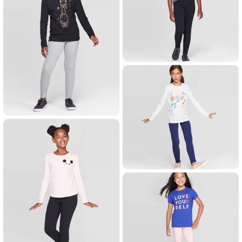 quần leging lót lông bé gái size 4-16y