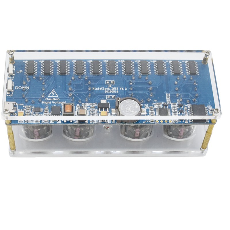 Bộ Đồng Hồ Kỹ Thuật Số In12 In-12 Nixie Pcba Tự Lắp Ráp