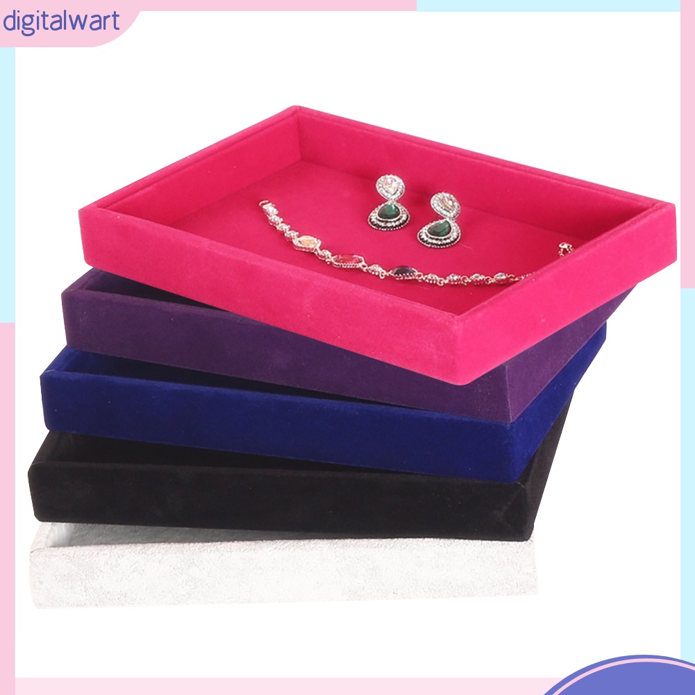 Khay đựng trang sức bằng vải nhung thời trang sang trọng