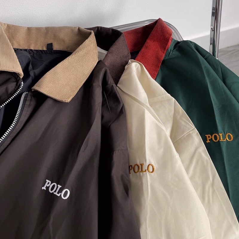 Áo Khoác Jacket Unisex POLO THÊU ulzzang NBC