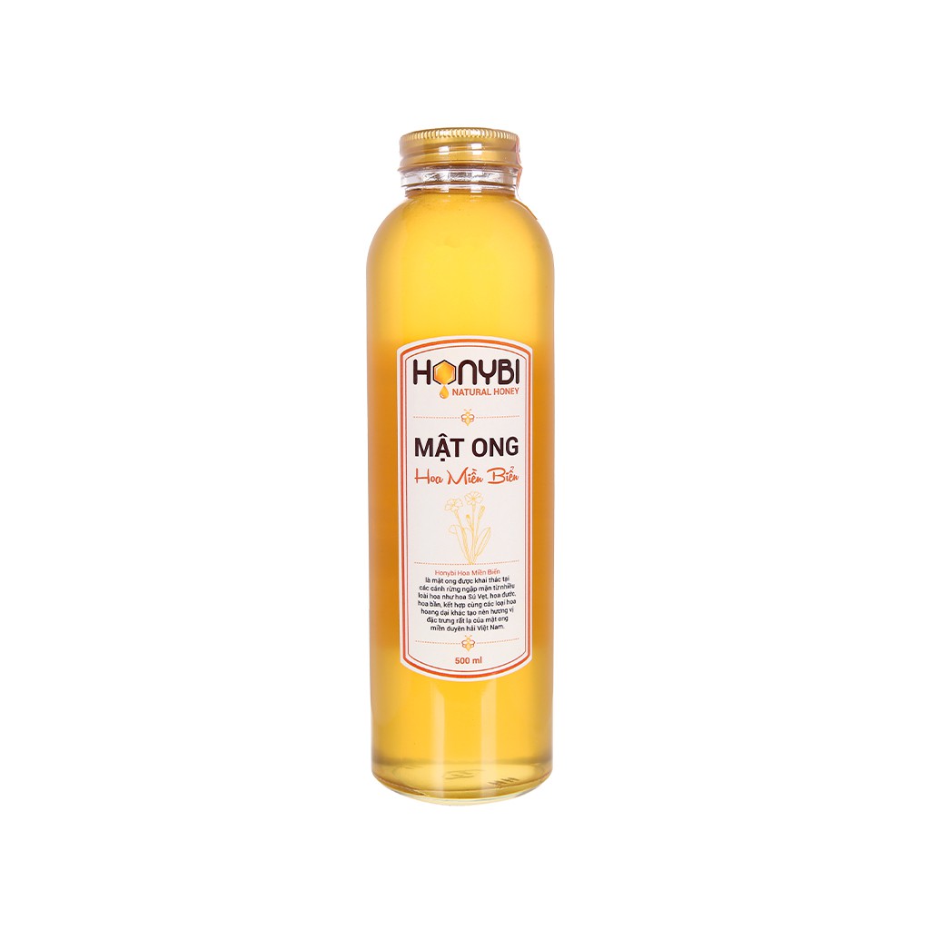 Mật Ong Hoa Miền Biển dung tích từ 500ml từ hoa như hoa Sú Vẹt, hoa đước tạo nên hương vị đặc trưng riêng