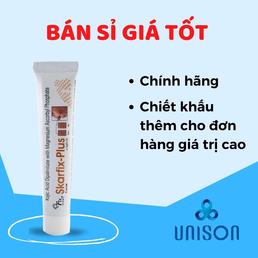 Kem dưỡng da mặt Fixderma Skarfix Plus trắng da giảm thâm nám tàn nhang  Unison Shop