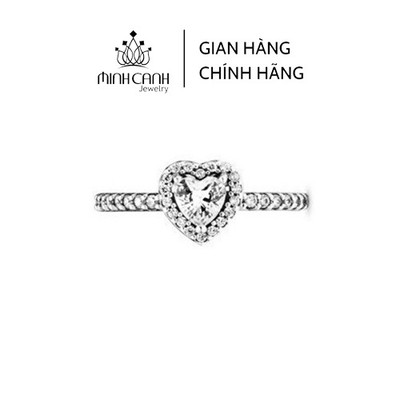 Nhẫn Bạc Nữ Mặt Trái Tim Nạm Đá Minh Canh Jewelry