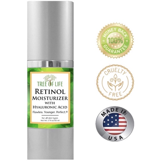 Serum dưỡng da Vitamin C/Retinol/Hyaluronic Tree of Life 30ml/60ml USA