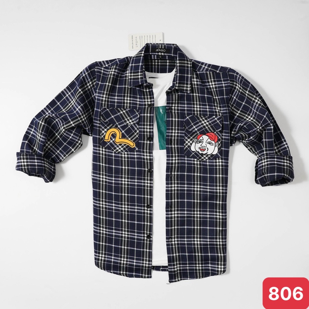 Áo sơ mi nam cao cấp chất liệu cotton đẹp màu nâu xám họa tiết karo dài tay kiểu dáng hàn quốc ADO4 mẫu mới