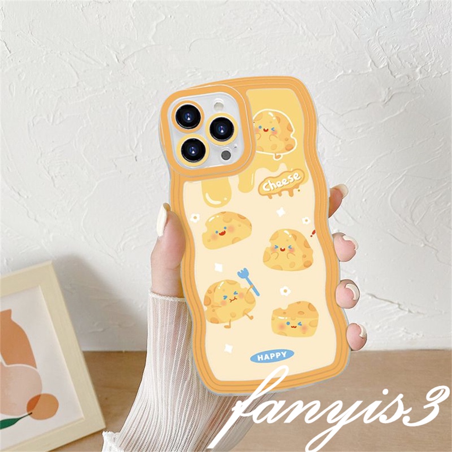 Ốp Điện Thoại TPU Mềm Họa Tiết Phô Mai Cho iPhone 14 13 12 11 Pro Max X XR Xs Max 8 7 6 6s Plus SE 2020